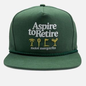 Aspire to Retire Emerald SnapBack